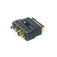 Mcl Adaptateur peritel, S-VHS & RCA en entree ou sortie HQ (CG-750HQ)